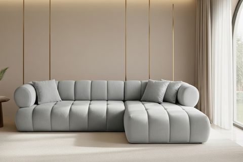 HELSİNKİ SAĞ KÖŞE KOLTUK, GRİ