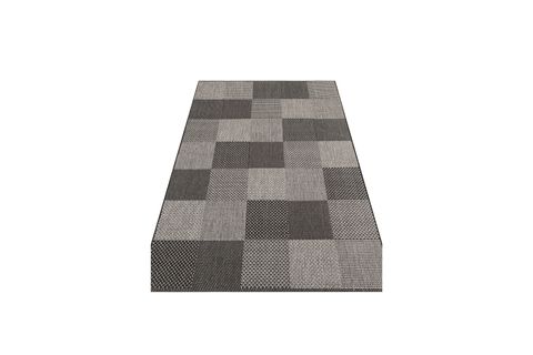 ARVEN 01 SİYAH GRİ SİSAL MODERN HALI, 80X150