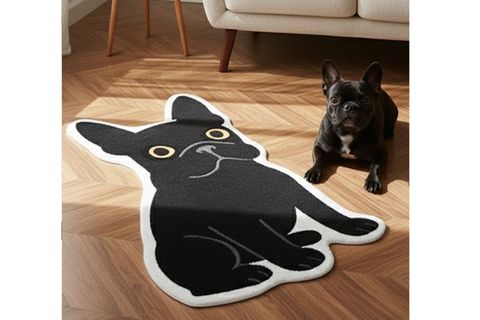 BLACK BULLDOG DOKUMA TABAN HALI, 433 YNG, 100X150 CM