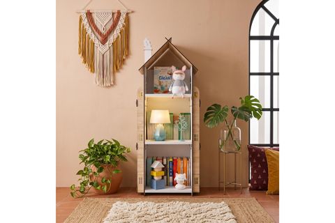 BABY DARLİNG DOKUZ BÖLMELİ MONTESSORİ ÇOCUK KİTAPLIĞI, TRAVERTEN