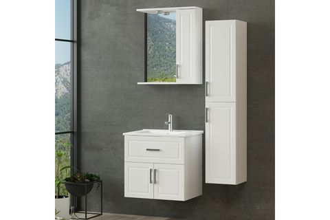 SANYA BANYO DOLABI AS2K1Ç80, BEYAZ, 65CM