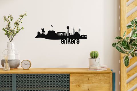 ANKARA TEMALI MEMLEKETİM DEKORATİF DUVAR AKSESUARI MODERN TABLO