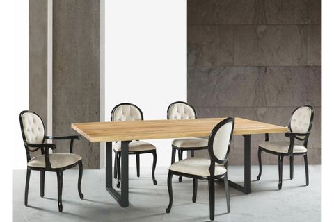 KLASİK KOLLU AHŞAP SANDALYE