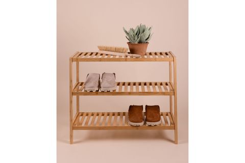 THE MİA BAMBU 3 KATLI DÜZENLEYİCİ DOLAP RAF, 70X59X26 CM
