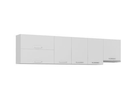 MİNAR 300 CM MUTFAK DOLABI BEYAZ 300-B8-ÜST MODÜL