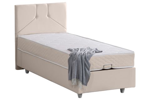 WİCK BAZA BAŞLIK VE YATAK SETİ, KREM 140X190