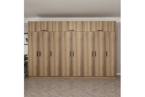 MİNAR KALE GARDIROP 4,  8 KAPAKLI,  190 CM
