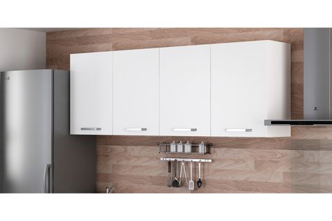 MİNAR 200 CM MUTFAK DOLABI BEYAZ 200-B2-ÜST MODÜL