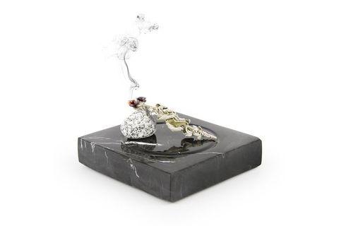 COHO MAGMA CARRE TAŞLI MERMER PALO SANTO TÜTSÜLÜK 1