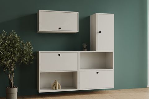 BK ÇOK AMAÇLI DOLAP, DUVARA MONTE ÜST MODÜL, MST