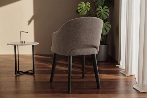 SENTO SANDALYE, KAHVE SİYAH AYAK