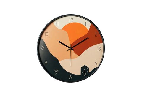 PİNO DUVAR SAATİ, GÜNBATIMI, 42 CM