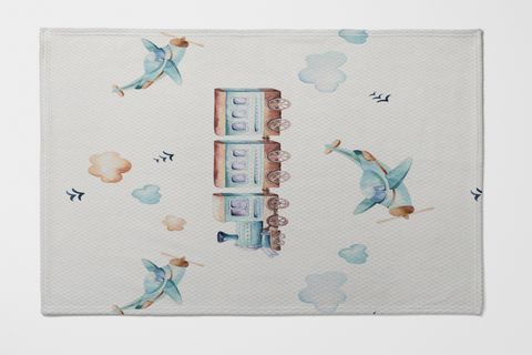 ELSE MİNİK ASLANLI DESENLİ TEK KİŞİLİK PİKE TAKIMI, 150X220 CM