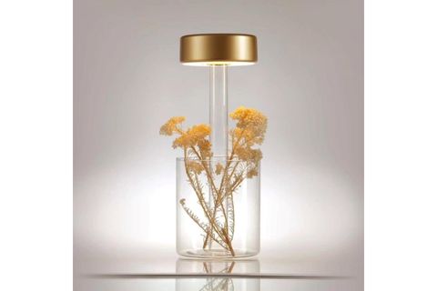 ÖZCAN AYDINLATMA VASE MASA LAMBASI SARI, 3018-03