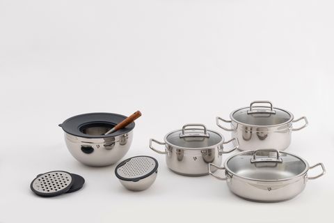 KİTCHEN ESSENTİALS ÇELİK BASIK TENCERE 24 CM, 3 LT