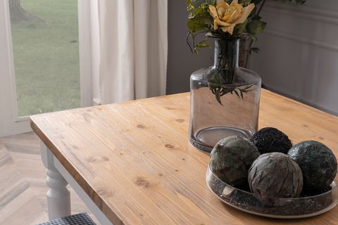 HİSAR AHŞAP MASA VE BENCH TAKIMI, 120X80