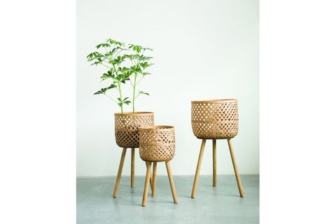BAMBU ÜÇLÜ SET SEPETLER