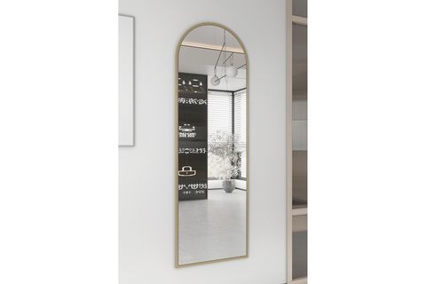 MARSAH HOME METAL ÇERÇEVELİ AYAKSIZ BOY AYNASI, GOLD, 150X60