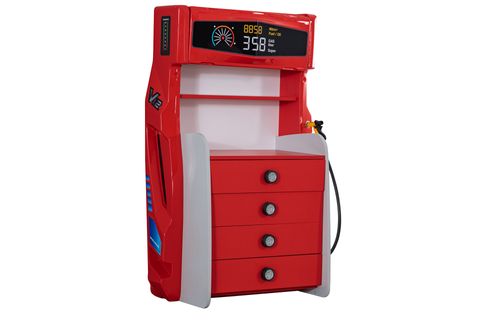 SPORTS ÇOCUK ODASI TAKIMI - KIRMIZI MERSO ARABALI YATAK