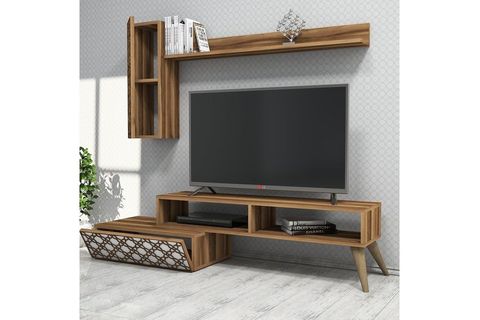 PLANET TV ÜNİTESİ CEVİZ BEYAZ