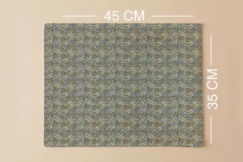 ZÜMRÜT YAPRAKLAR PAMUKLU DÖRT ADET AMERİKAN SERVİSİ