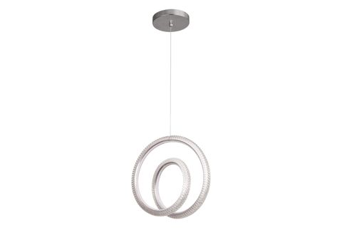 MELİSA LED AVİZE, KROM, 30 CM