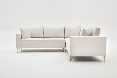 BERLİN SERİSİ KÖŞE KOLTUK, KREM GOLD