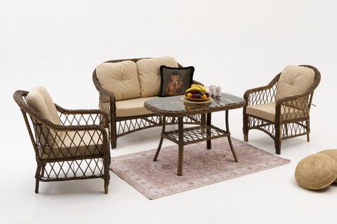 LORES İKİLİ BAHÇE TAKIMI, RATTAN