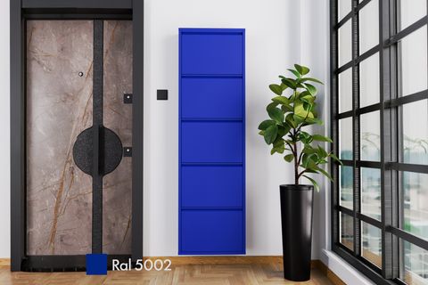 LİNEA METAL AYAKKABILIK, LACİVERT, 5 KAPAKLI
