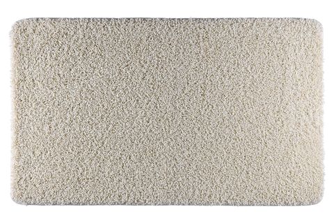 EUROBANO HOME KREM SHAGGY KIVIRCIK HALI KAYMAZ TABANLI İKİLİ SET BANYO HALISI