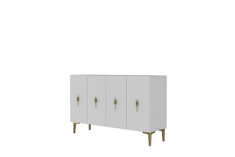 SALKIM KONSOL VE TV SEHPASI BEYAZ GOLD 120 CM KA1217BG