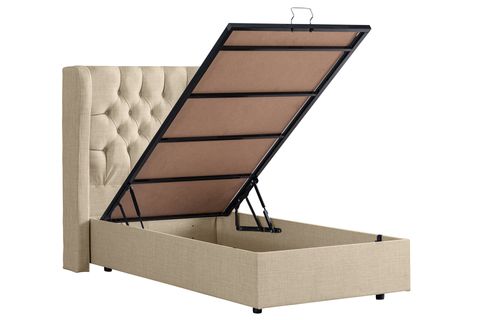 RİGA BAZA BAŞLIK VE COMFORT YATAK SETİ, KREM, 120X200