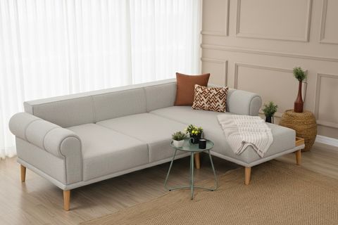 STEP KÖŞE KOLTUK, KREM, SAĞ KÖŞE