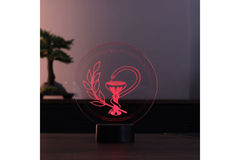 BYLAMP LED MASA LAMBASI, ECZANE LOGO
