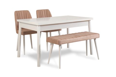STORMİ BENCH, BEYAZ TAŞ RENGİ SOHO 0900
