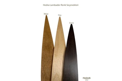 HEDRA İSKANDİNAV TARZI AHŞAP LAMBADER, MEŞE