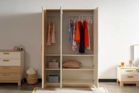 MOKİDO GARDIROP, 3 KAPAKLI, MEŞE YEŞİL
