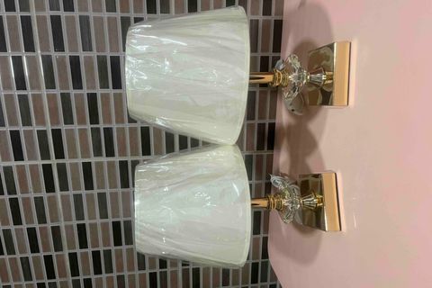 STAR ABAJUR, KREM GOLD, 2 ADET
