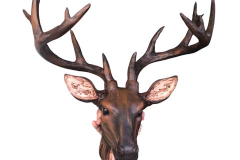 BÜYÜK BOY GEYİK DUVAR DEKORU