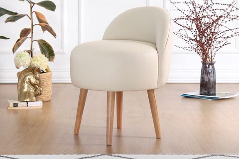 BURKS DERİ PUF, KREM