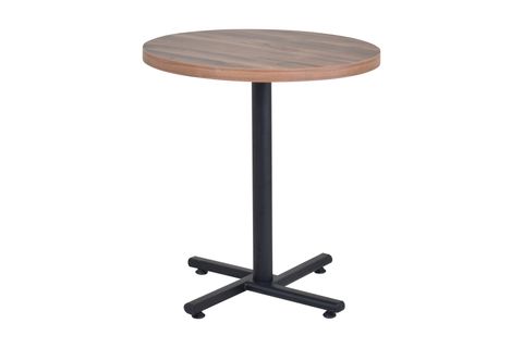PAYAS METAL AYAK MUTFAK BAHÇE BALKON BİSTRO VE CAFE MASASI, 70X70 CM, CEVİZ SİYAH