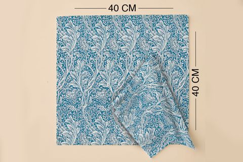 MAVİ BAHAR PAMUKLU DÖRT ADET PEÇETE