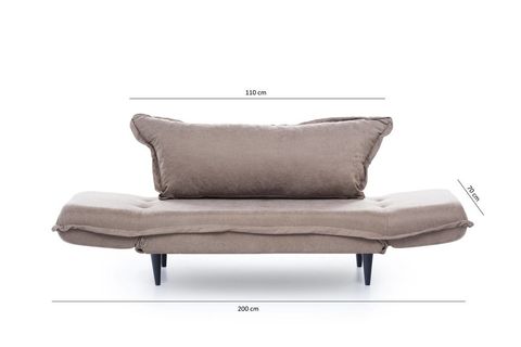 FUTON VİNO İKİLİ KANEPE, VİZON
