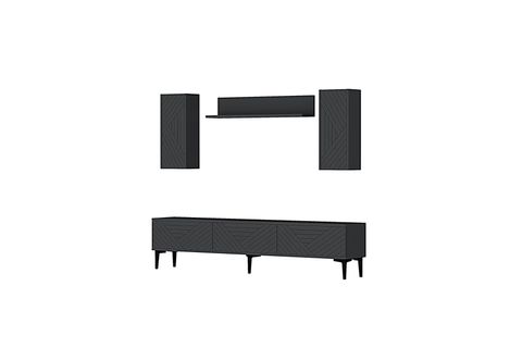 FERRO TV ÜNİTESİ, ANTRASİT, 180 CM, TVR1802A