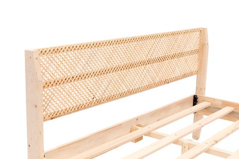 MSM TOKYO DOĞAL AHŞAP KARYOLA, NATUREL, 90X190