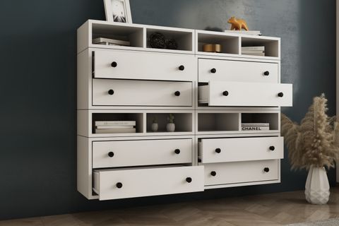 BK ÇOK AMAÇLI DOLAP, 8 AÇIK RAFLI, PNR