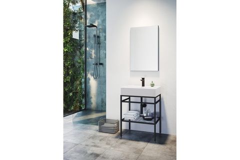 ORKA CAPETOWN BANYO DOLABI 60 MAT SİYAH