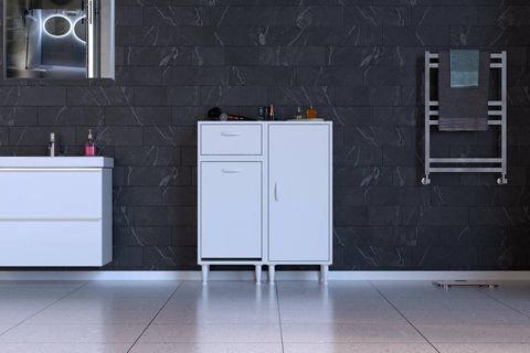 YENİCE BANYO DOLABI, 3 SEPETLİ, 140 CM