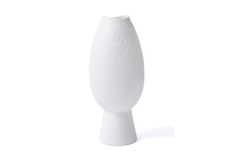 THE MİA LİCİA SERAMİK VAZO, BEYAZ 20X20X45 CM