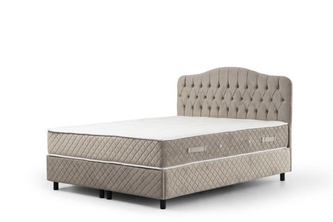 VASSİ SONATA ÇİFT KİŞİLİK BAZA+BAŞLIK+YATAK, BEJ, 160X200